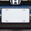 imageExcelMark Custom License Plate for Front of Car  Personalized Car Tags  6quotx 12quotUniversal Fit RedWhite