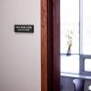 imageExcelMark Custom Name Plate for Door Office Wall Personalized With Your Text 2quotx 8quot1 Line BlackBlack