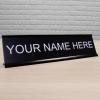 imageExcelMark Custom Name Plate for Door Office Wall Personalized With Your Text 2quotx 8quot1 Line BlackBlack