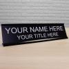 imageExcelMark Custom Name Plate for Door Office Wall Personalized With Your Text 2quotx 8quot1 Line BlackBlack
