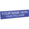 imageExcelMark Custom Name Plate for Door Office Wall Personalized With Your Text 2quotx 8quot1 Line BlackBlue