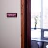 imageExcelMark Custom Name Plate for Door Office Wall Personalized With Your Text 2quotx 8quot1 Line BlackBurgundy