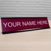 imageExcelMark Custom Name Plate for Door Office Wall Personalized With Your Text 2quotx 8quot1 Line BlackBurgundy