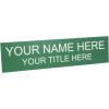 imageExcelMark Custom Name Plate for Door Office Wall Personalized With Your Text 2quotx 8quot1 Line BlackGreen