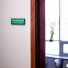 imageExcelMark Custom Name Plate for Door Office Wall Personalized With Your Text 2quotx 8quot1 Line BlackLight Green
