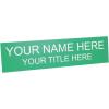 imageExcelMark Custom Name Plate for Door Office Wall Personalized With Your Text 2quotx 8quot1 Line BlackLight Green