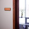 imageExcelMark Custom Name Plate for Door Office Wall Personalized With Your Text 2quotx 8quot1 Line BlackOrange
