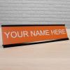 imageExcelMark Custom Name Plate for Door Office Wall Personalized With Your Text 2quotx 8quot1 Line BlackOrange