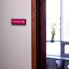 imageExcelMark Custom Name Plate for Door Office Wall Personalized With Your Text 2quotx 8quot1 Line BlackPink