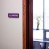 imageExcelMark Custom Name Plate for Door Office Wall Personalized With Your Text 2quotx 8quot1 Line BlackPurple