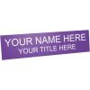 imageExcelMark Custom Name Plate for Door Office Wall Personalized With Your Text 2quotx 8quot1 Line BlackPurple