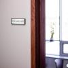 imageExcelMark Custom Name Plate for Door Office Wall Personalized With Your Text 2quotx 8quot1 Line BlackSilver