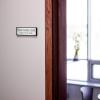 imageExcelMark Custom Name Plate for Door Office Wall Personalized With Your Text 2quotx 8quot1 Line BlackSilver
