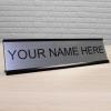 imageExcelMark Custom Name Plate for Door Office Wall Personalized With Your Text 2quotx 8quot1 Line BlackSilver