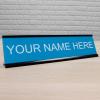 imageExcelMark Custom Name Plate for Door Office Wall Personalized With Your Text 2quotx 8quot1 Line BlackTurquoise