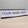 imageExcelMark Custom Name Plate for Door Office Wall Personalized With Your Text 2quotx 8quot1 Line BlackWhite