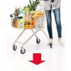 imageExcelMark Directional Floor Decal  Red Arrow  One Way  11quot Round  Direct Shopping Traffic Flow 1010