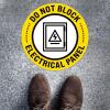 imageExcelMark Do Not Block Electrical Panel Floor Decal DO NOT Block Electrical Panel 11quotDO NOT BLOCK ELECTRICAL PANEL