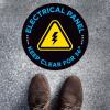 imageExcelMark Do Not Block Electrical Panel Floor Decal DO NOT Block Electrical Panel 11quotELECTRICAL PANEL KEEP CLEAR 1