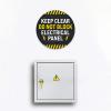 imageExcelMark Do Not Block Electrical Panel Floor Decal DO NOT Block Electrical Panel 11quotKEEP CLEAR DO NOT BLOCK ELECTRICAL PANEL