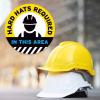 imageExcelMark Hard Hats Required Floor Decal Notice Hard Hats Required 15quotHARD HATS REQUIRED IN THIS AREA 2
