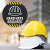 imageExcelMark Hard Hats Required Floor Decal Notice Hard Hats Required 15quotHard Hats Required