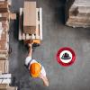 imageExcelMark Hard Hats Required Floor Decal Notice Hard Hats Required 15quotHard Hats Required at All Times