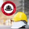 imageExcelMark Hard Hats Required Floor Decal Notice Hard Hats Required 15quotHard Hats Required at All Times