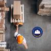 imageExcelMark Hard Hats Required Floor Decal Notice Hard Hats Required 15quotHard Hats Required in This Area 1