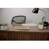 imageExcelMark Livin The Dream Desk Plate  2quotx 8quotNovelty Name Plate  Gold Name Plate with Black Desk HolderBIG DEAL