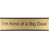 imageExcelMark Livin The Dream Desk Plate  2quotx 8quotNovelty Name Plate  Gold Name Plate with Black Desk HolderBIG DEAL