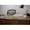 imageExcelMark Livin The Dream Desk Plate  2quotx 8quotNovelty Name Plate  Gold Name Plate with Black Desk HolderDREAM