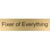 imageExcelMark Livin The Dream Desk Plate  2quotx 8quotNovelty Name Plate  Gold Name Plate with Black Desk HolderFIXER