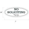 imageExcelMark No Soliciting Sign for House or Business  Durable IndoorOutdoor Sign  Easily Attach to Front Door  UV and Weather Resistant Large  36quotx 9quot Red with White LettersWhiteBlack