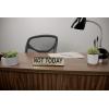 imageExcelMark Not Today Just Walk Away Desk Plate  2quot x 8quot Novelty Name Plate  Gold Name Plate with Black Desk Holder