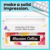 imageExcelMark Personalized Name Plate  Premium Acrylic  8quot x 25quot  Tropical Style 5Style 1