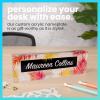imageExcelMark Personalized Name Plate  Premium Acrylic  8quot x 25quot  Tropical Style 5Style 1