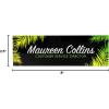 imageExcelMark Personalized Name Plate  Premium Acrylic  8quot x 25quot  Tropical Style 5Style 2