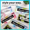 imageExcelMark Personalized Name Plate  Premium Acrylic  8quot x 25quot  Tropical Style 5Style 3