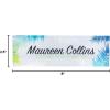 imageExcelMark Personalized Name Plate  Premium Acrylic  8quot x 25quot  Tropical Style 5Style 4