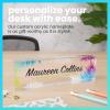 imageExcelMark Personalized Name Plate  Premium Acrylic  8quot x 25quot  Tropical Style 5Style 6