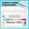 imageExcelMark Personalized Name Plate  Premium Acrylic  8quot x 25quot  Tropical Style 5Style 6