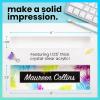 imageExcelMark Personalized Name Plate  Premium Acrylic  8quot x 25quot  Tropical Style 5Style 7