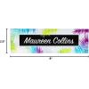 imageExcelMark Personalized Name Plate  Premium Acrylic  8quot x 25quot  Tropical Style 5Style 7