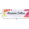 imageExcelMark Personalized Name Plate  Premium Acrylic  8quot x 25quot  Tropical Style 5Style 8