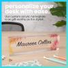 imageExcelMark Personalized Name Plate  Premium Acrylic  8quot x 25quot  Tropical Style 5Style 8