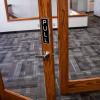 imageExcelMark Push Pull Vertical Door Sign Set  Each Sign 3quot x 9quot