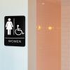 imageExcelMark Restroom Sign for Business  ADA Compliant Braille Bathroom Sign with Double Sided Tape to Secure Perfectly in Less Than a Minute  Size 9 x 6 Inch UnisexMens  Womens Handicap Set
