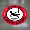 imageExcelMark Slippery Surface Floor Decal Slippery Surface 15quotATTENTION SLIPPERY SURFACE