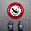 imageExcelMark Slippery Surface Floor Decal Slippery Surface 15quotATTENTION SLIPPERY SURFACE